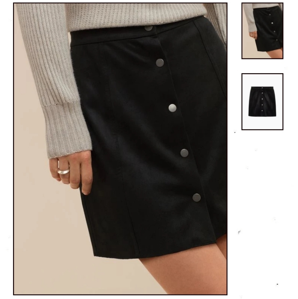 Wilfred free centinela suade skirt
